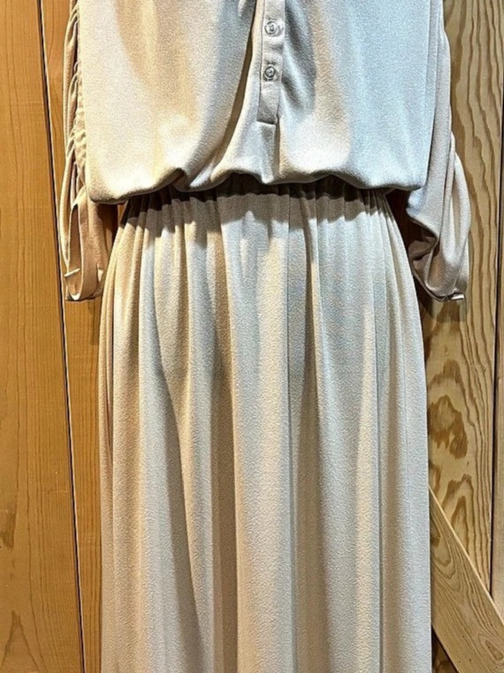 Vintage plus size 14 Don Michaels gold Maxi Dress